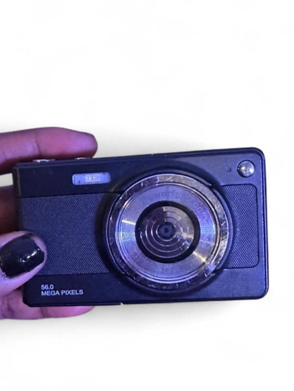 Black digital camera with 5.6 megapixels  #digital #photography